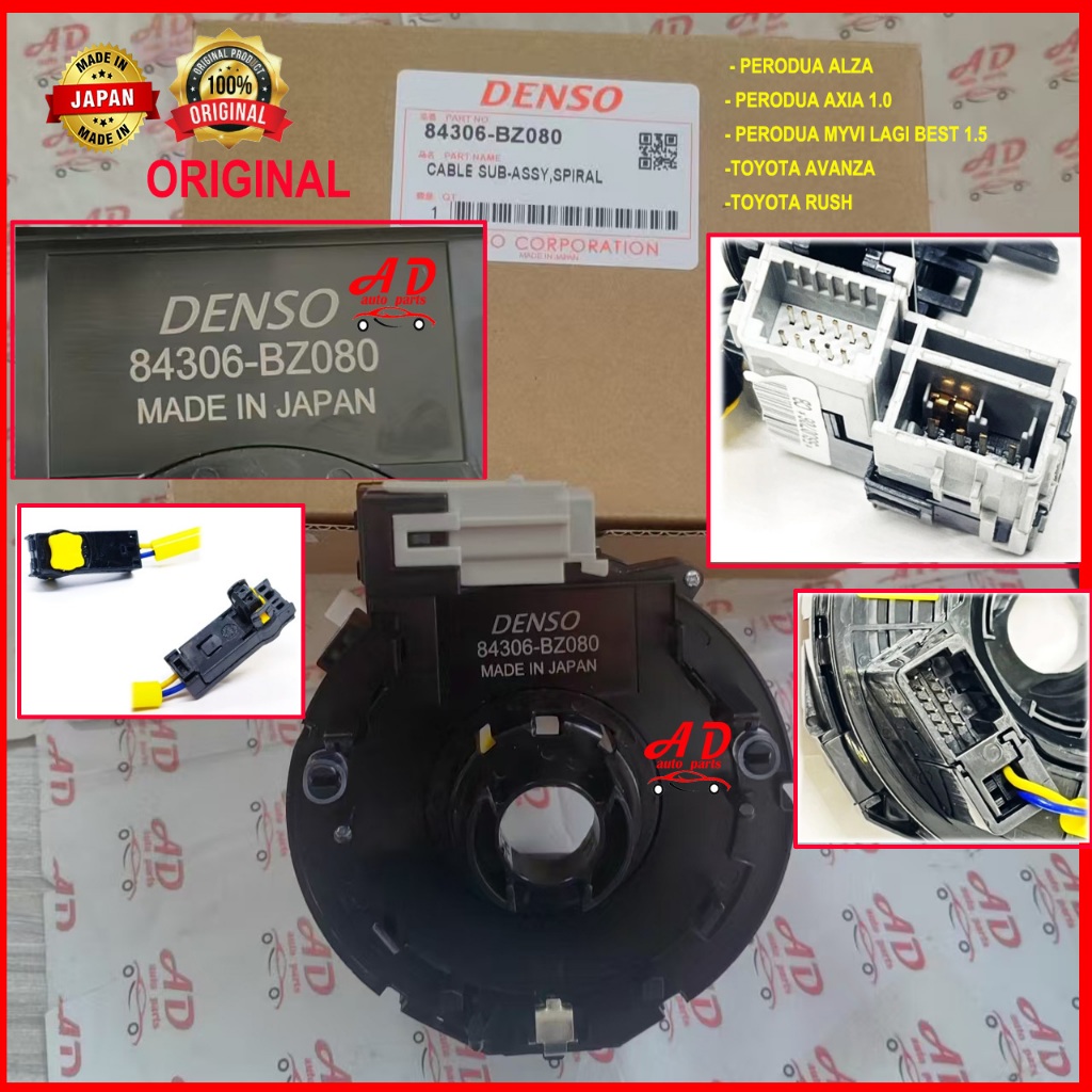 ORIGINAL CLOCK SPRING PERODUA ALZA/MYVI LAGI BEST 1.3 1.5/MYVI ICON ...