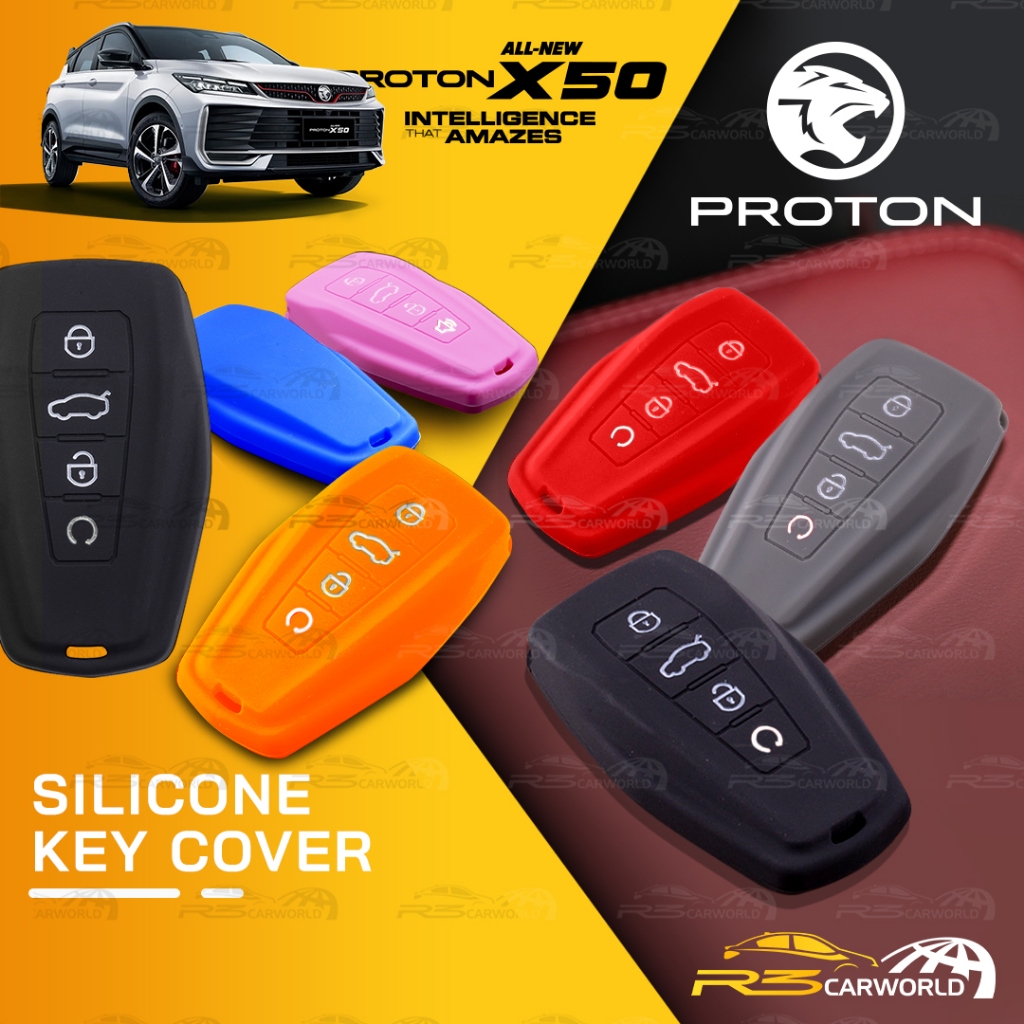Proton X50 𝐀𝐥𝐥 𝐍𝐄𝐖 𝟐𝟎𝟐𝟓 Silicone Key Cover Case Kunci Casing Car ...