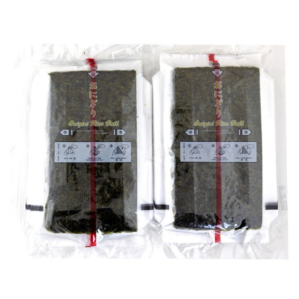 Onigiri Nori Seaweed With Wrapper (100pcs) | Shopee Malaysia