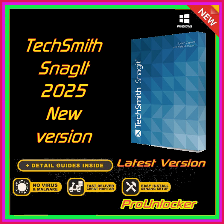 TechSmith Snagit 2025 v25.2.1.7212 Easy screenshot and editor PC ...