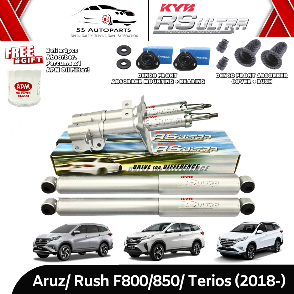 KYB RS ULTRA Perodua Aruz, Toyota Rush F800, Daihatsu Terios (2018 ...