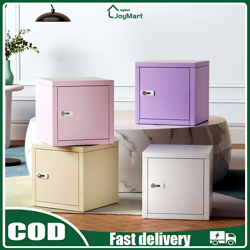 Storage Box Desktop Organizer Tabung Duit Safety Box With Lock Locker ...
