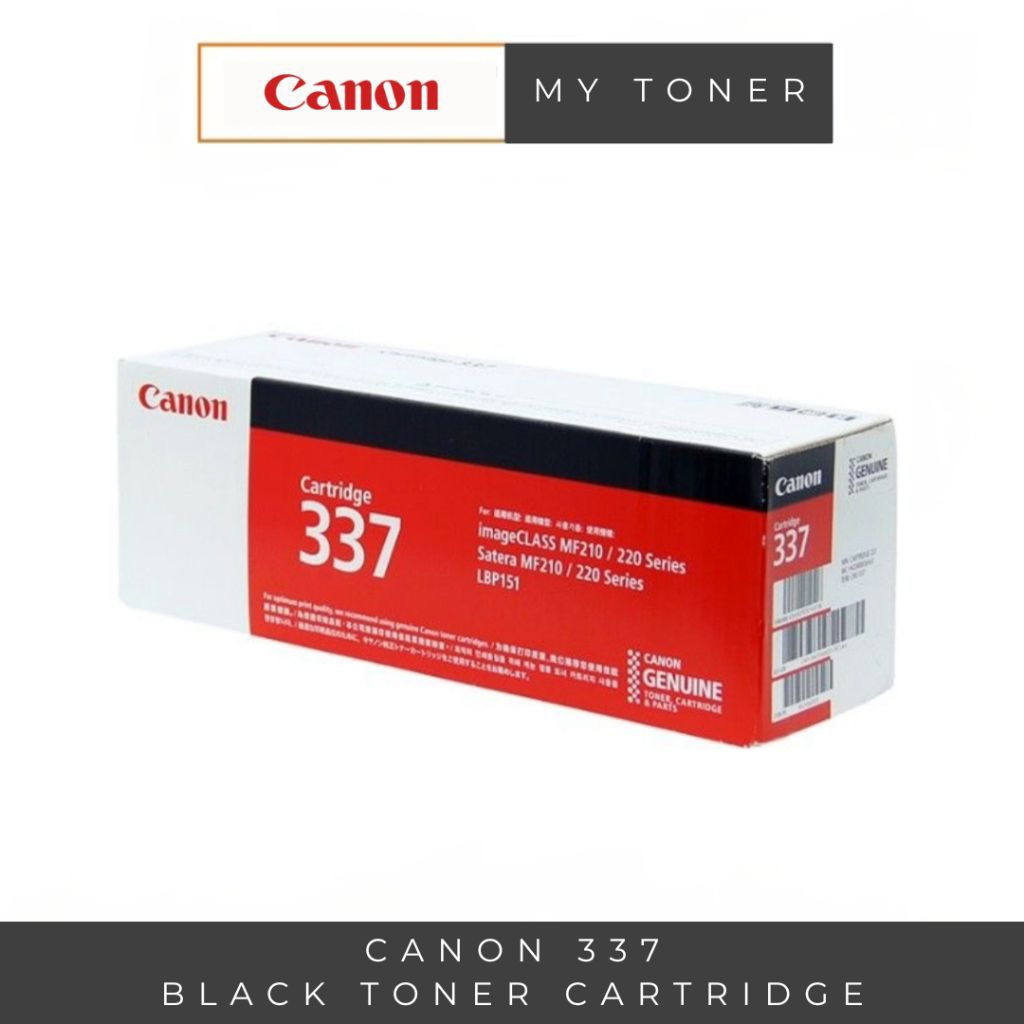 CANON.CART 337 BLACK TONER CARTRIDGE / FOR PRINTER MODELS : MF217w ...