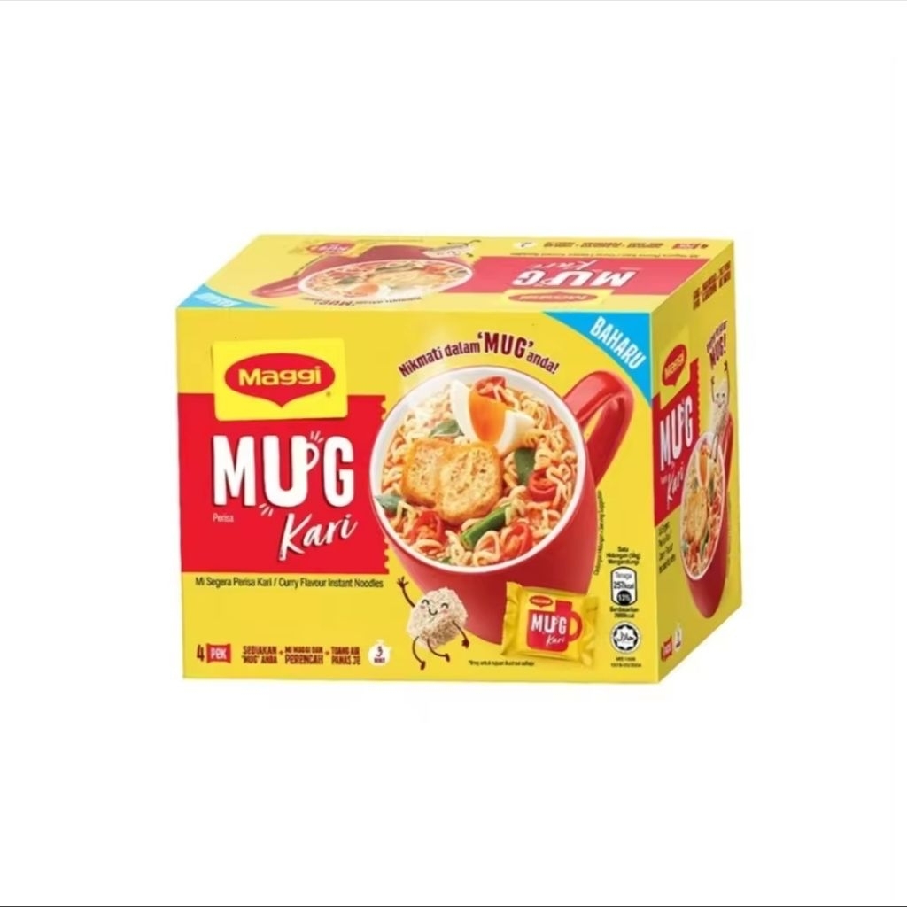 MAGGI MUG KARI 4 x 85G (Limited edition) | Shopee Malaysia