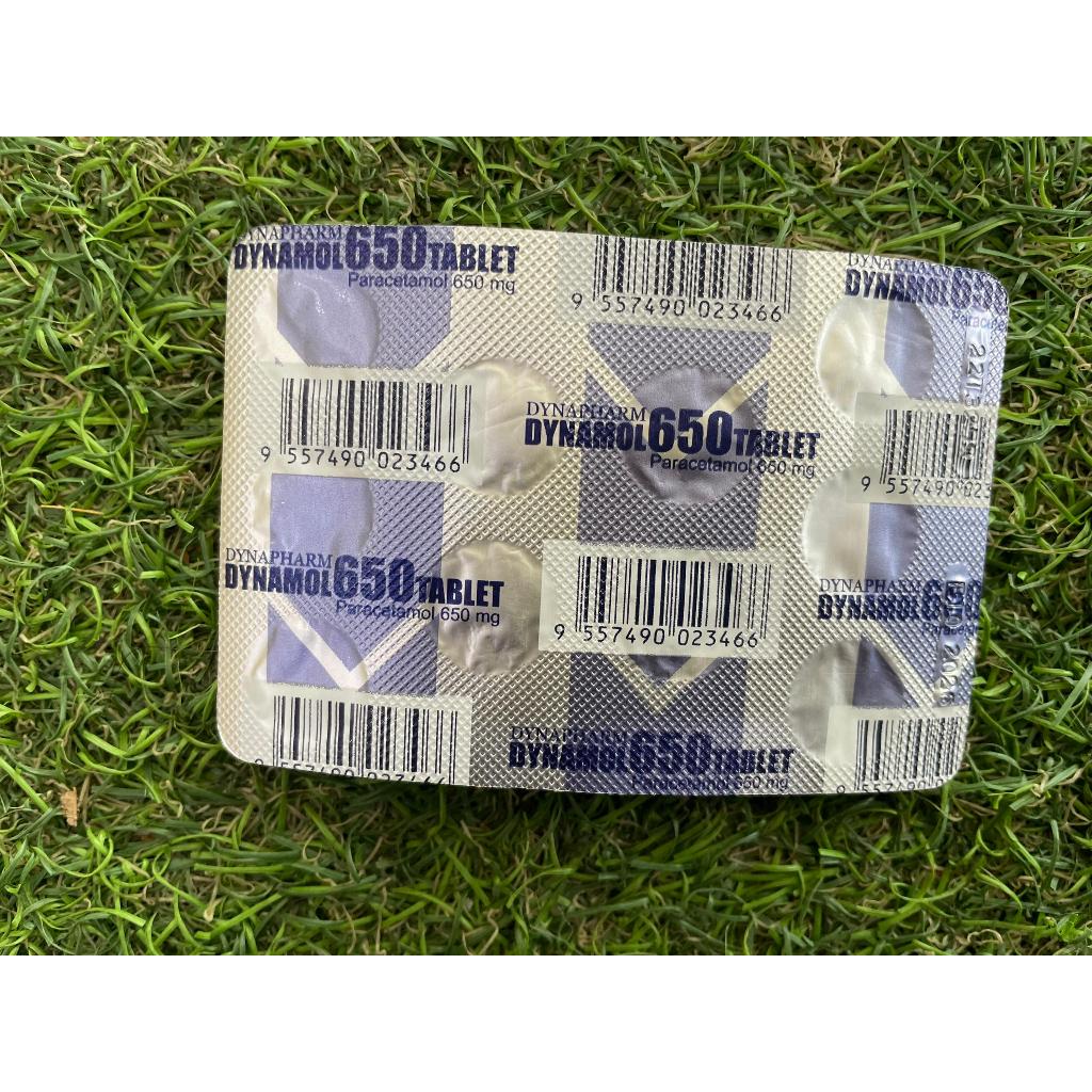 DYNAMOL (PARACETAMOL) 650MG TAB 10`S | Shopee Malaysia
