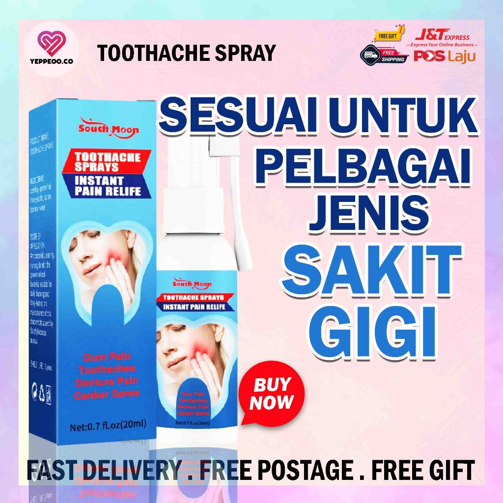 Toothache Spray Remove Periodontitis Relief Teeth Worms Antibacterials ...
