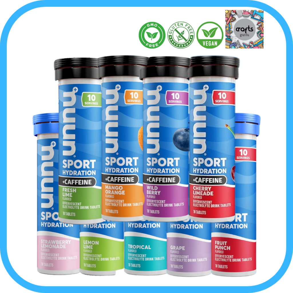 Nuun Sport Drinks Electrolyte Tablets for Proactive Hydration 10 ...