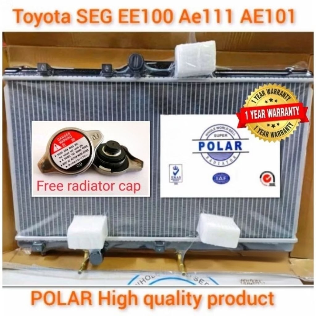 Toyota corolla seg ee100 ae101 ae111 radiator PA26(26mm) Brand POLAR ...
