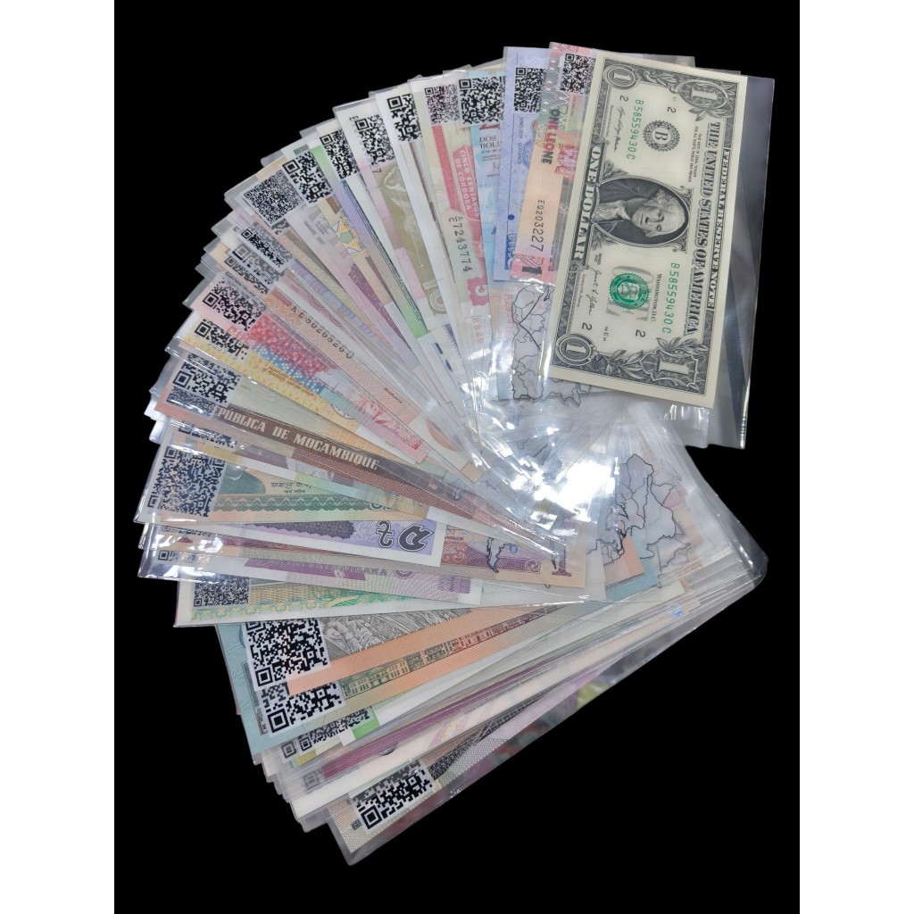 外钞 Set～50 Countries Banknote 50国钞票 1Set 100Pcs | Shopee Malaysia
