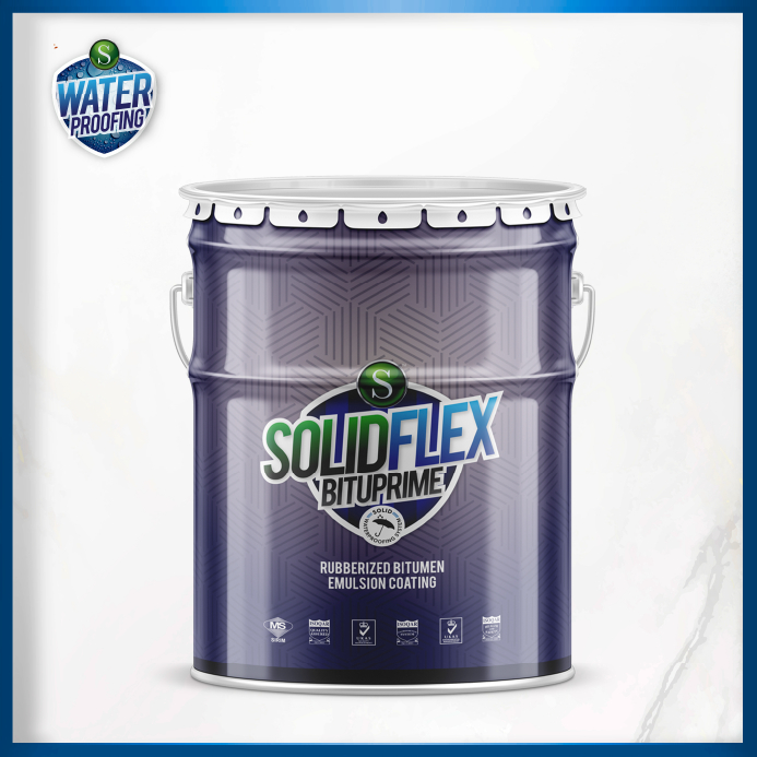 SOLIDFlex BituPrime - Rubberized Bitumen Emulsion Coating - Primer for ...