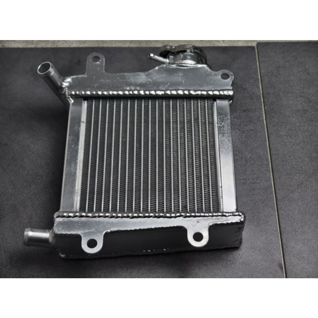 NVX V2 RADIATOR DOUBLE LAYER 460ML SILVER ORIGINAL Tank Radiator NVX v2 ...