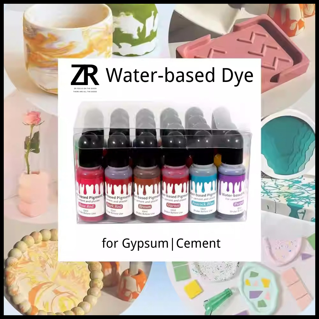 ZR/10ml/24colors/Liquid Plaster Dye/Gypsum Cement Pigment/Water-based ...