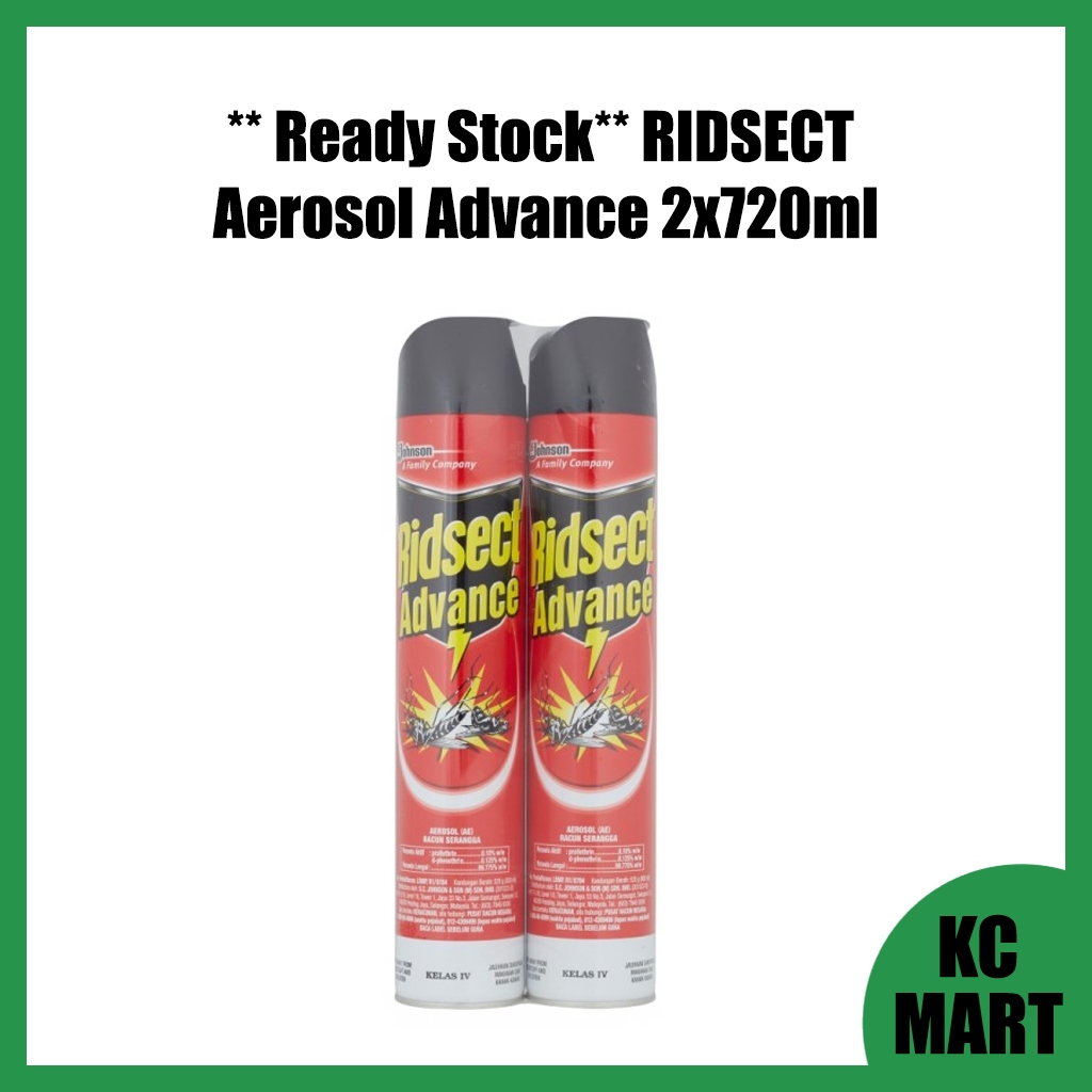 ** Ready Stock** RIDSECT Aerosol Advance 2x720ml | Shopee Malaysia
