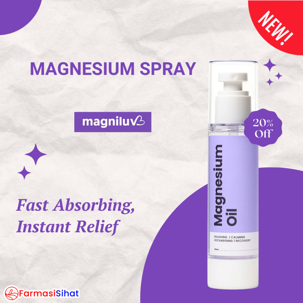 MAGNILUV Magnesium Oil Spray Quick Absorption and Maximum Effectiveness ...