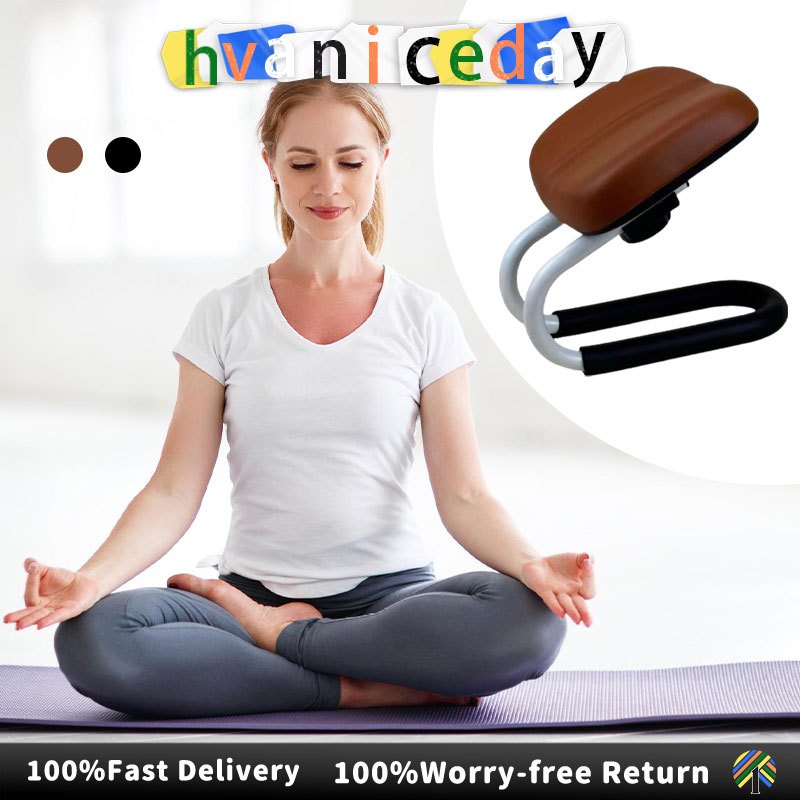 Meditation Stool Seat Ergonomic Compact Yoga Prayer Zen Seat for Home ...