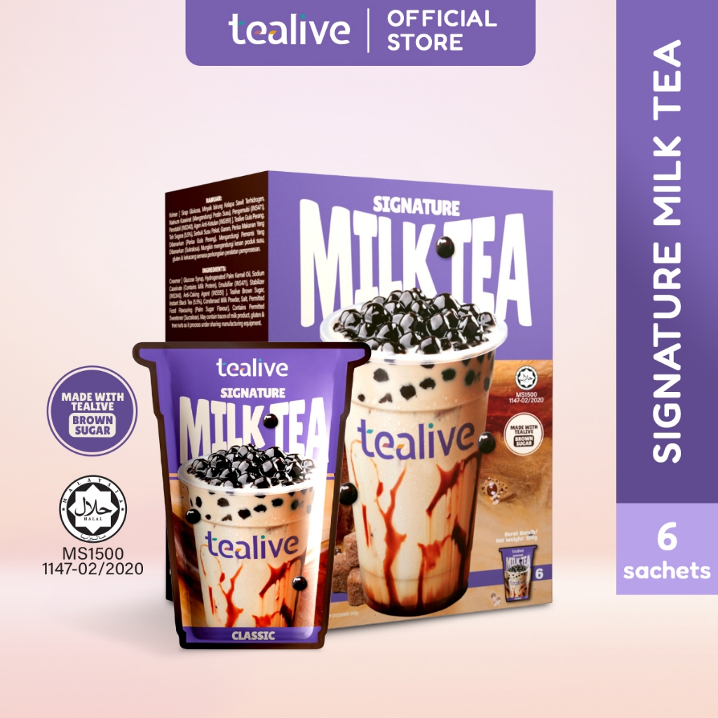 Tealive Signature Milk Tea 3 in 1 Shopee Malaysia