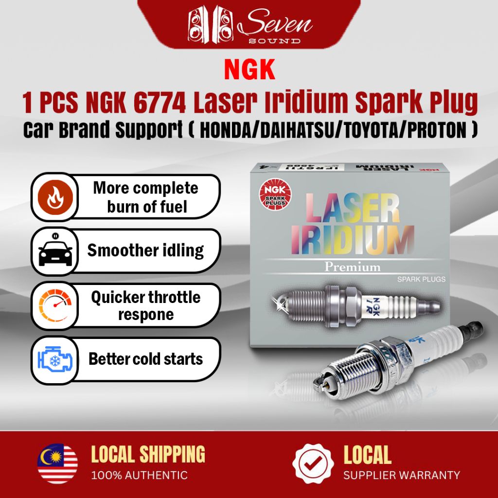 1PCS NGK 6774 Laser Iridium Spark Plug For ( Honda/Daihatsu/Toyota ...