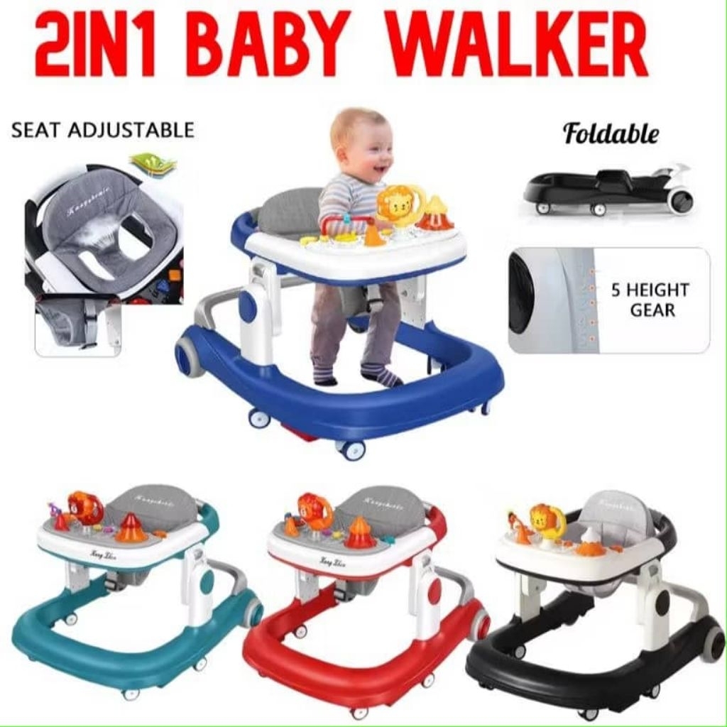 Readytstock 🌟Premium Baby Walker Baby Walker With Music Walker Baby ...