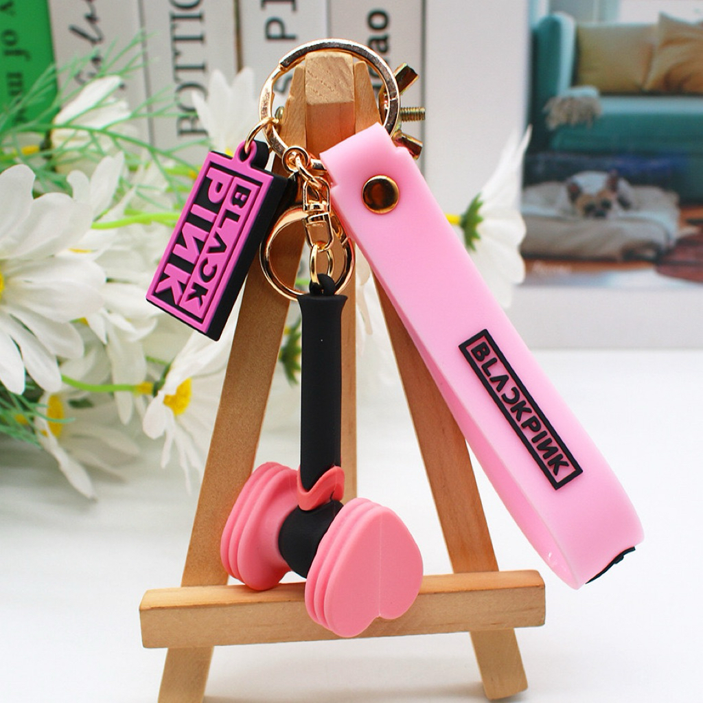 Blackpink Kpop Idol JISOO JENNIE ROSÉ LISA Keychain Bag Pendant