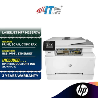 HP Color LaserJet Pro MFP M283fdw Printer (USB, Wi-Fi, Ethernet) - 7KW75A