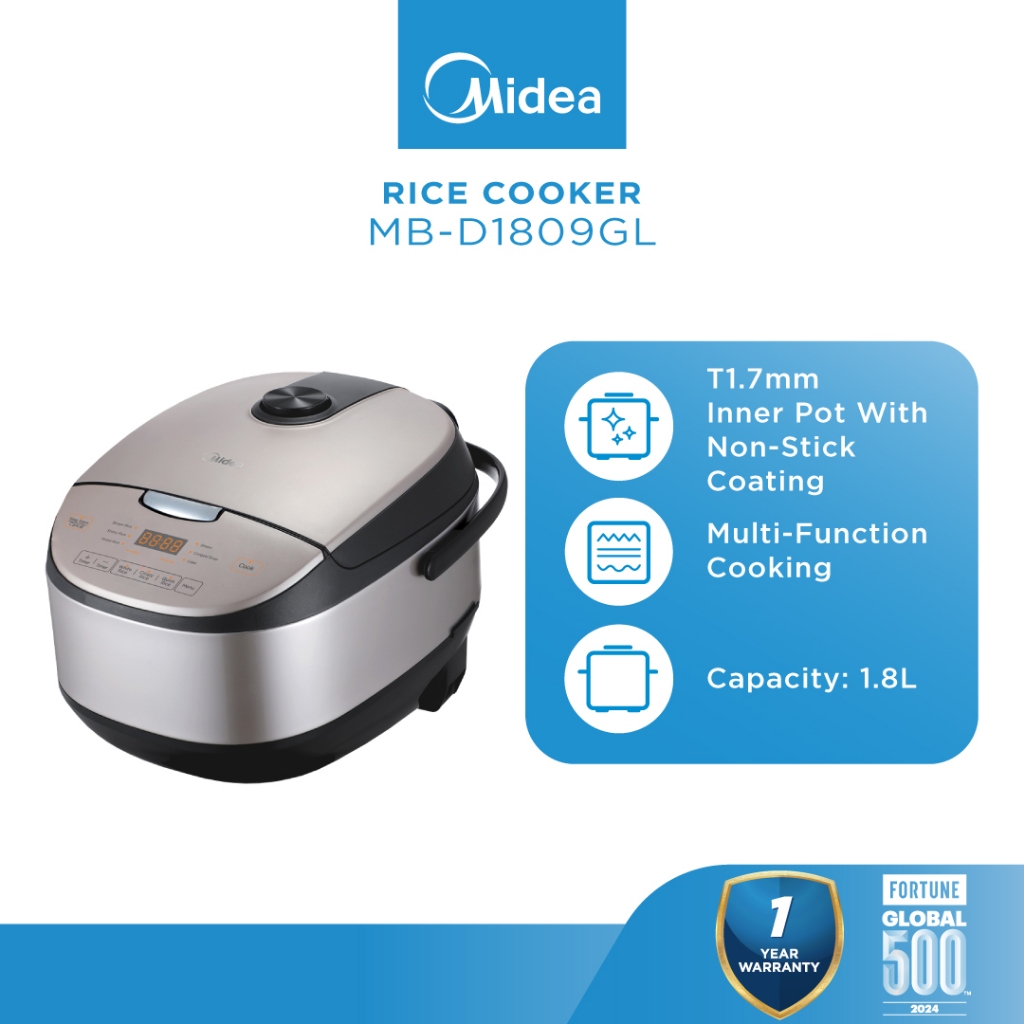 Midea 1.8L Multi-Function Digital Rice Cooker MB-D1809GL