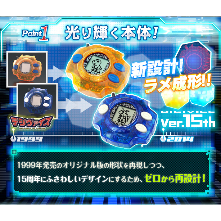 Premium Bandai Digimon Adventure Digivice Ver.15th 15th