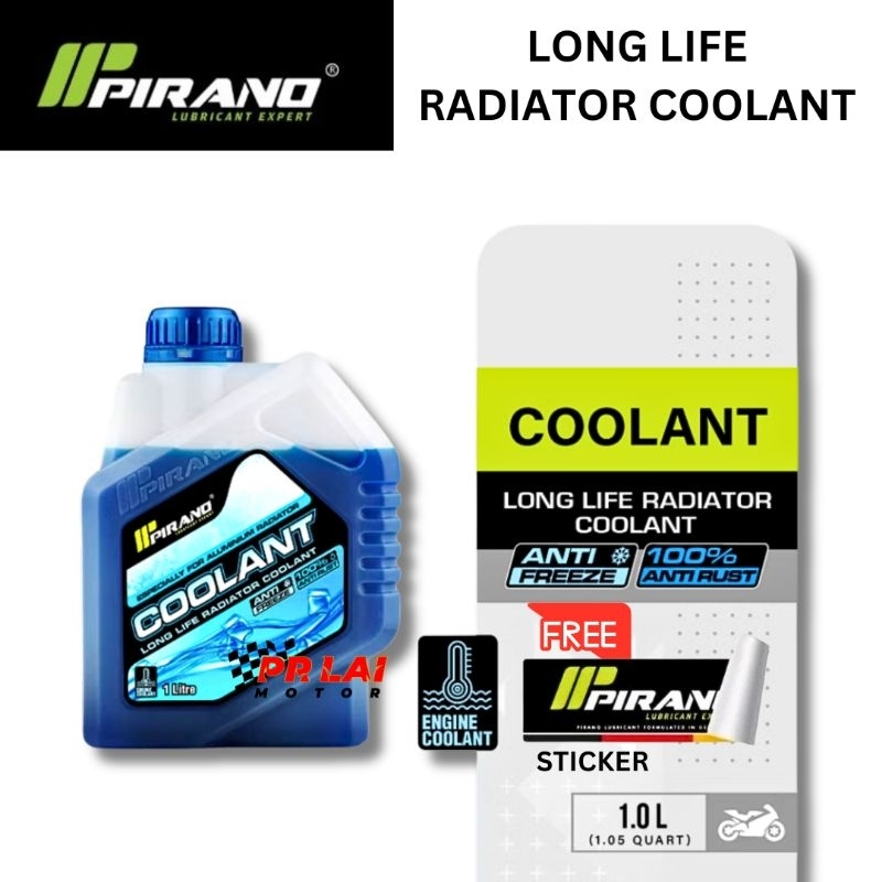 PIRANO 1L Coolant Long Life Radiator Coolant Water 1 Liter Air Coolant ...