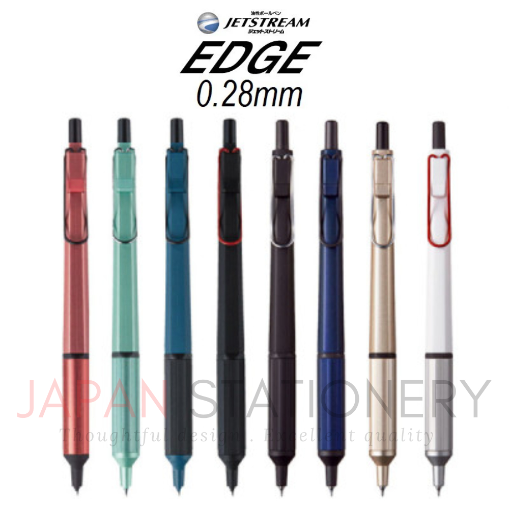Uni Jetstream Edge Ballpoint Pen 0.28/0.38mm Uniball Extra Fine Tip Pen ...