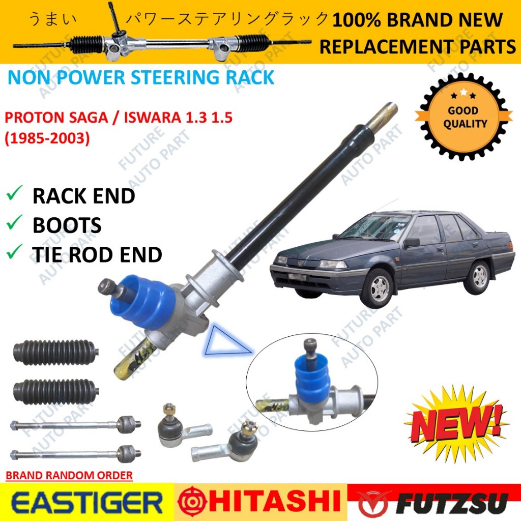 RANDOM BRAND FUTZSU/HITASHI/EASTIGER 100% NEW NON POWER STEERING RACK ...