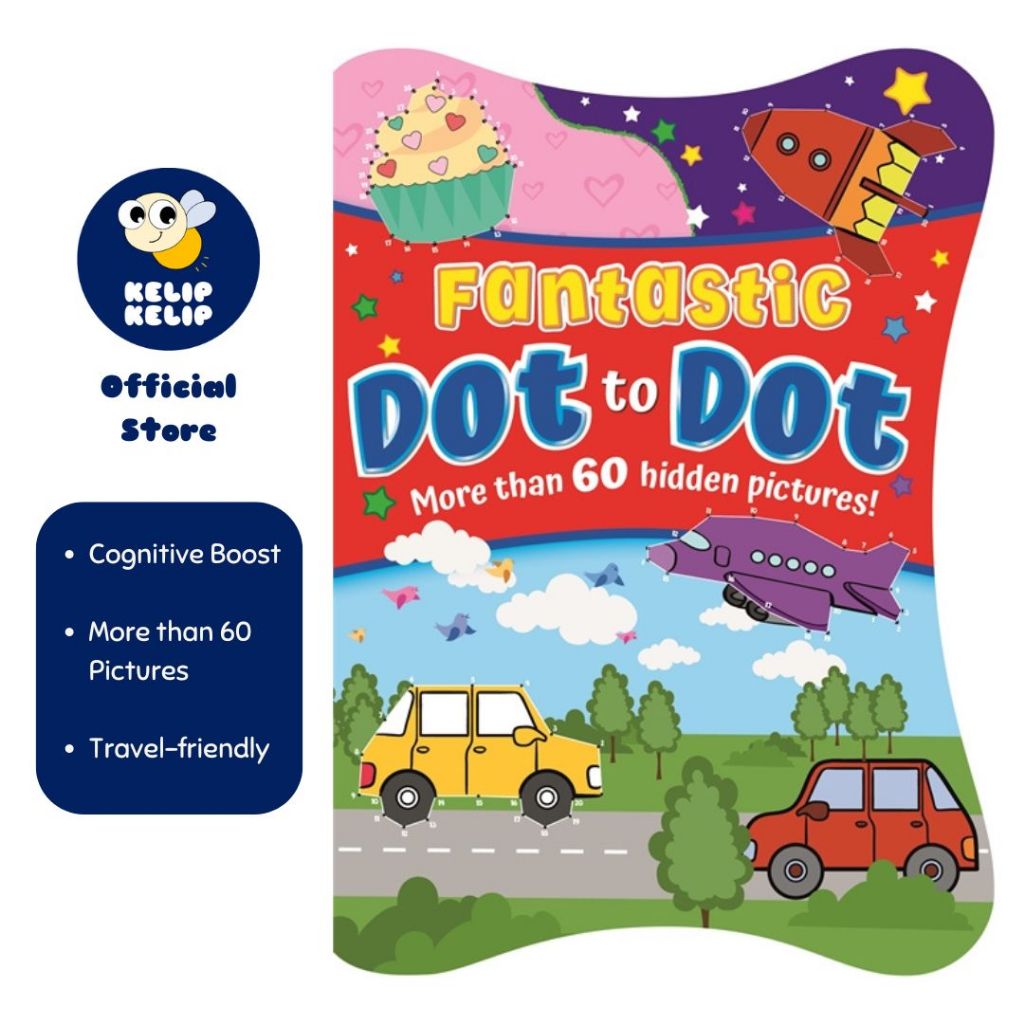 Fantastic Dot to Dot Fun Activity Book For Kids with 60+ Hidden ...