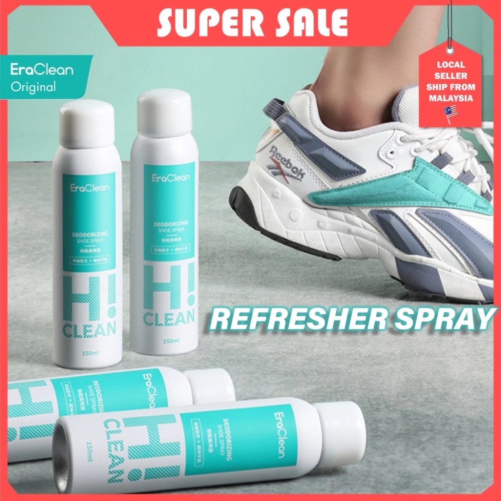 【BUY 3 FREE 1/BUY 4 FREE 2】EraClean Refresher Spray 150ml Shoe