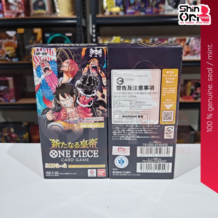 ONE PIECE TCG OP-09 "THE FOUR EMPERORS" Sealed Booster Box - Japanese  Language