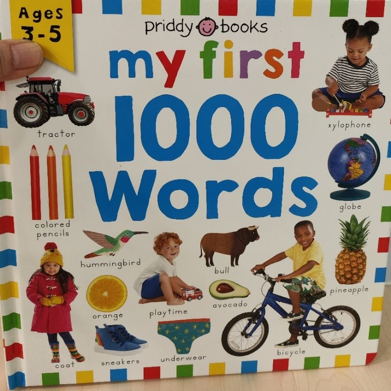 My First 1000 words by Priddy Books (Hardcover) 100% original | Shopee ...