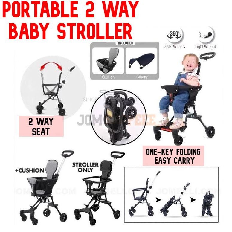 #Readystock Stroller Magic stroller 4 wheels Ultra lightweight stroller ...
