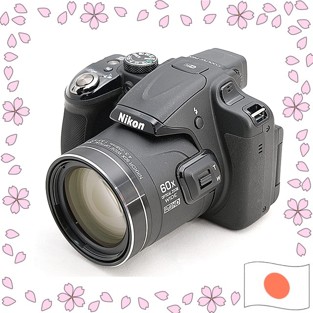 Nikon Digital Camera COOLPIX P600 Optical 60x 16 Megapixels Black