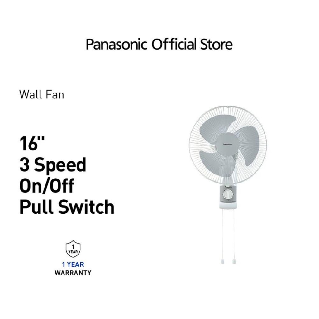 Panasonic Wall Fan 3 Speed On/Off Switch (16