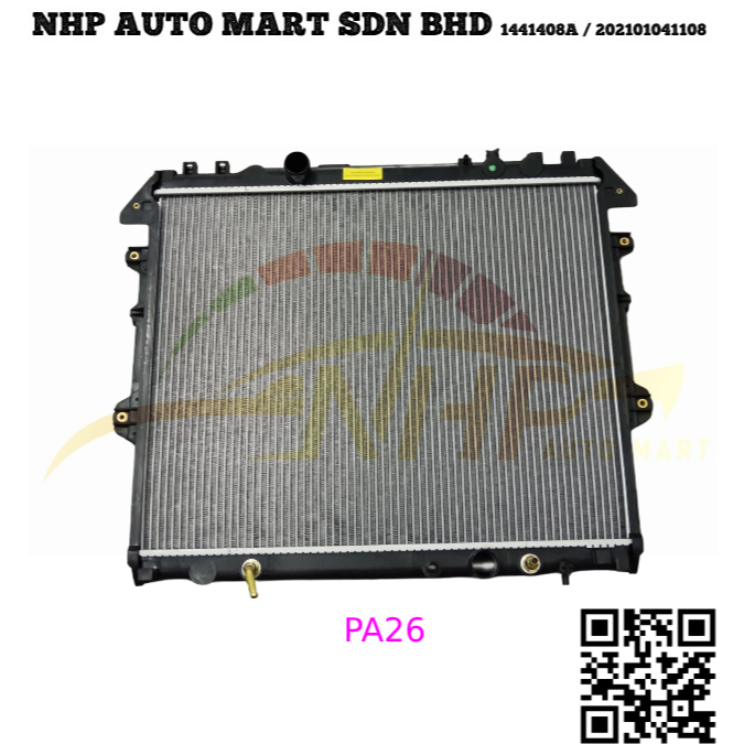 TOYOTA HILUX KUN25 KUN26 RADIATOR AUTO/MANUAL PA16 PA26 NORMAL ...