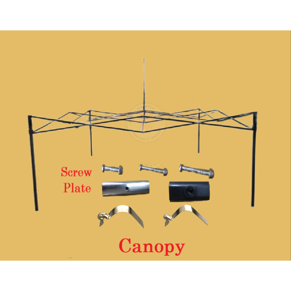 NUT Canopy Iron Spare Parts / Besi Alat Ganti Kanopi (8x8 / 10x10 ...