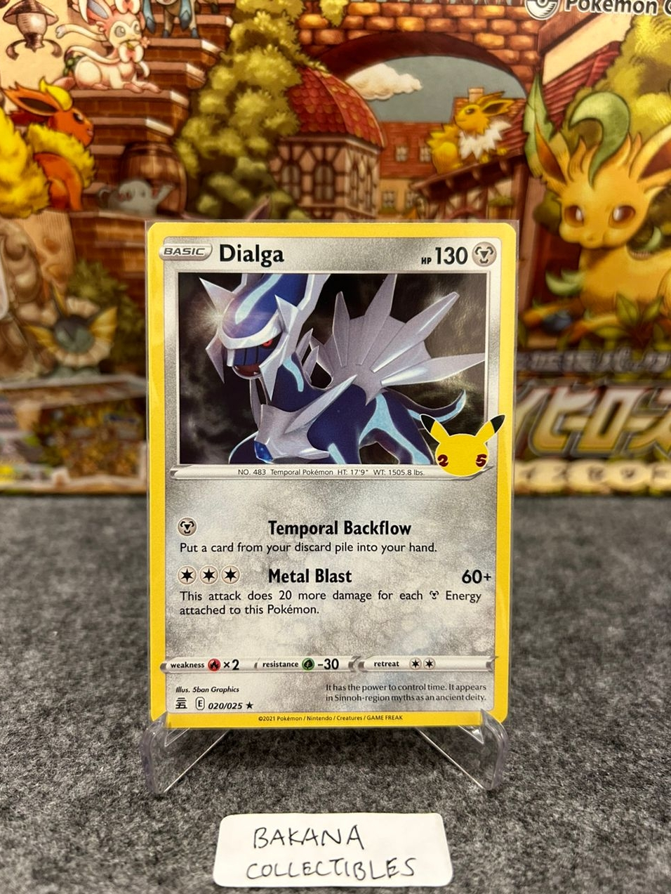 Pokemon TCG 25th Anniversary Celebrations - Dialga Holo Rare - 20/25 |  Shopee Malaysia