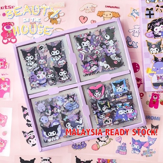 100 PCS/Box Sticker PET Waterproof sticker Japanese Cartoon Pattern ...
