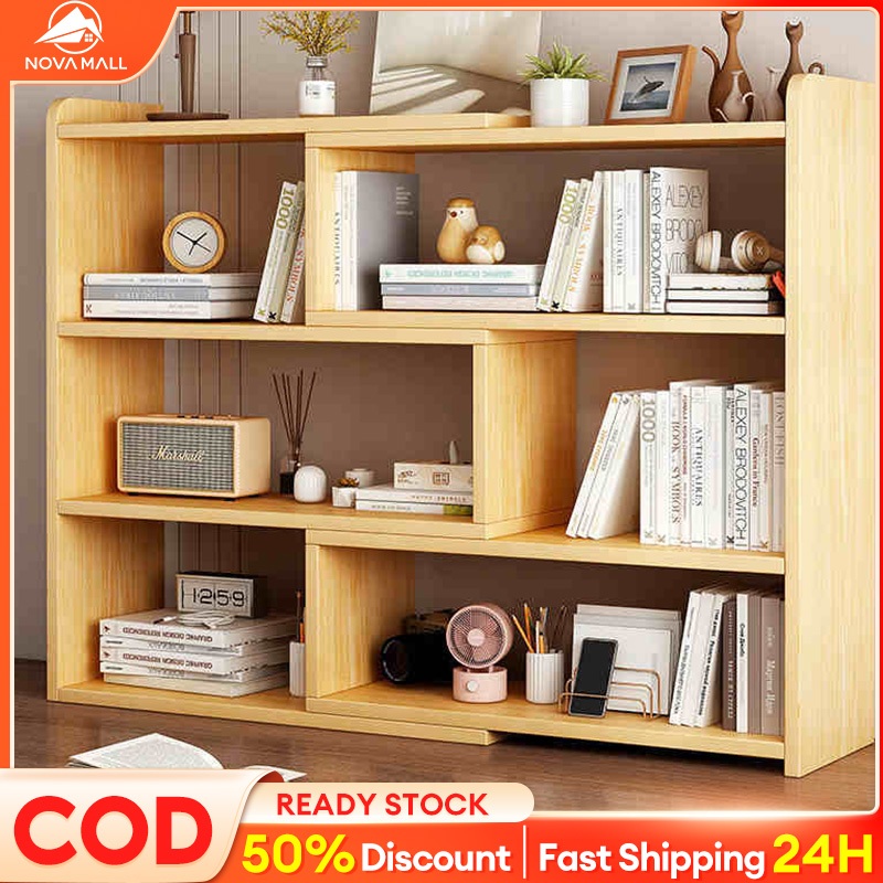 Scalable Desktop Bookshelf Desk Multi Story Storage Student