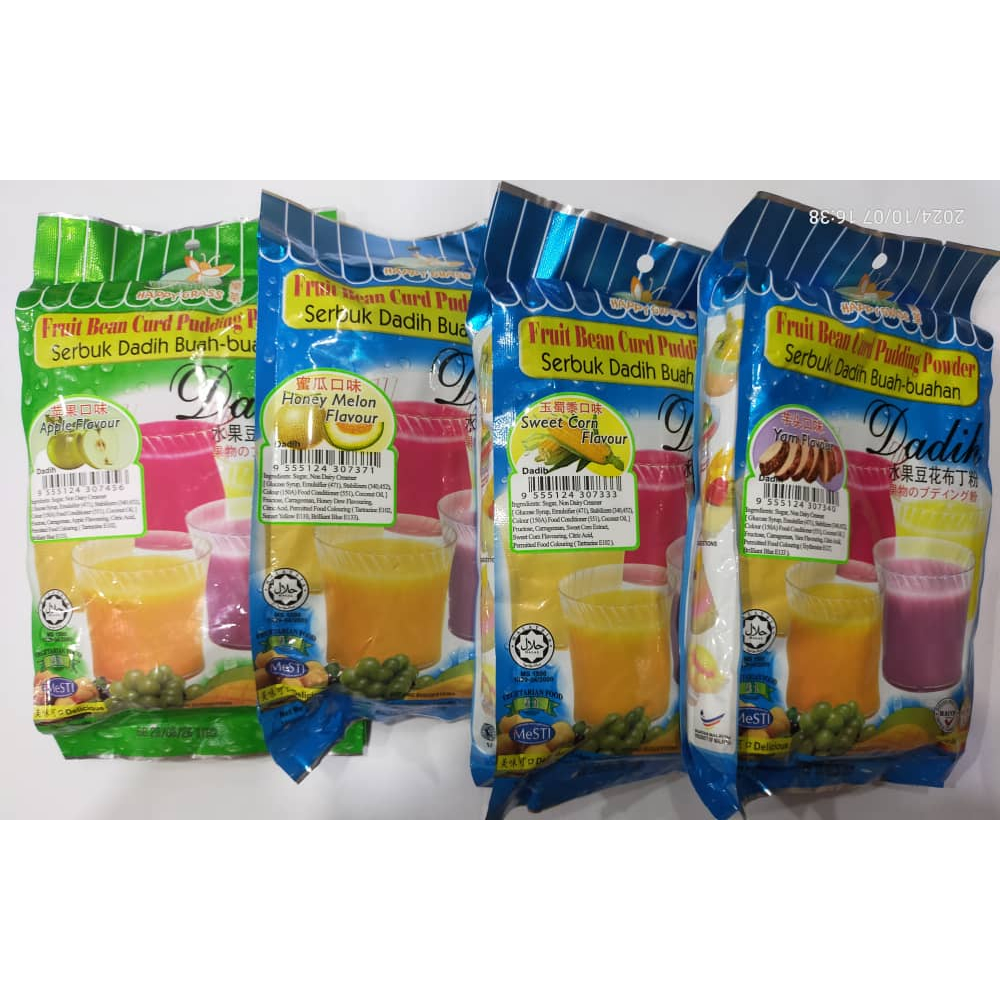 310G Happy Grass Dadih Curd Powder Serbuk dadih buah-buahan 水果布丁 - Exp ...