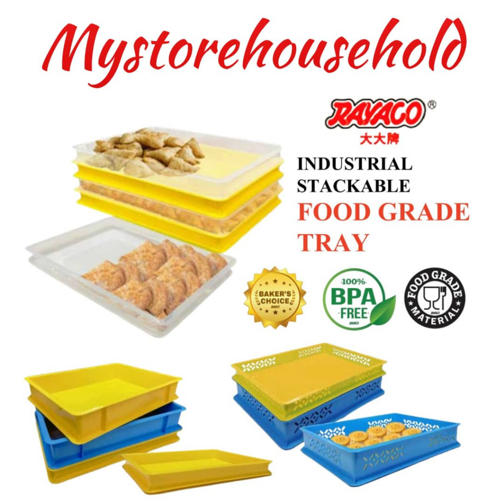 Rayaco 100% Food Grade Yellow Cake Bakery Tray Industry Plastic Tray ...