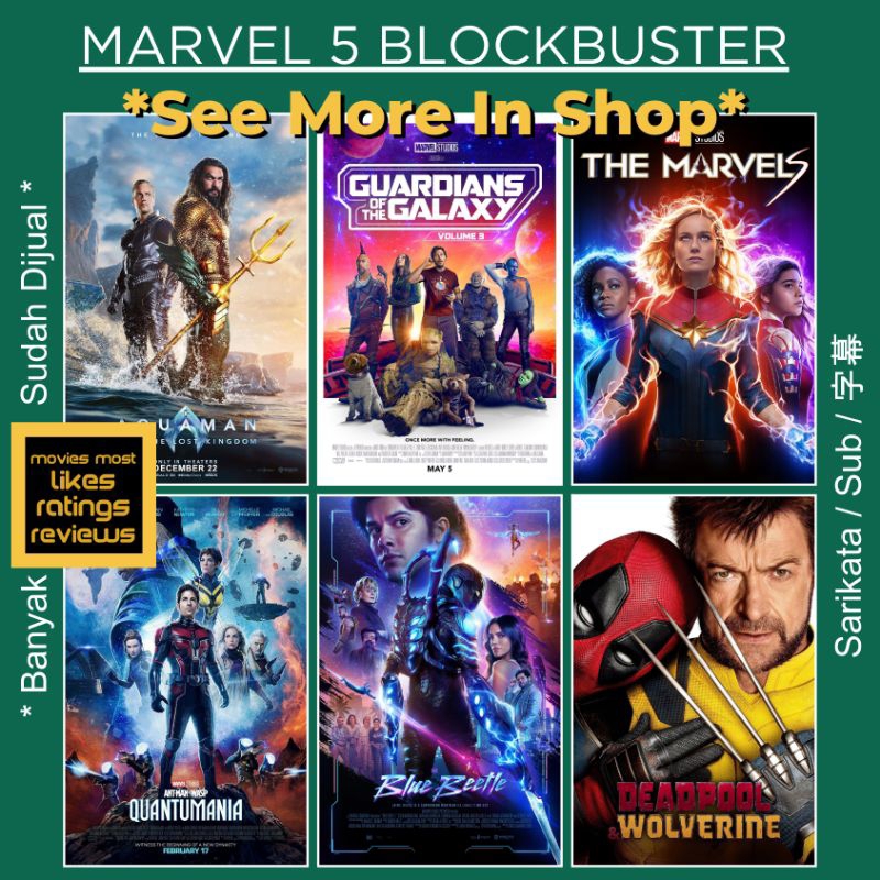 Marvel Phase 5 Pendrive / 32 Movie / Koleksi Blockbuster Collection ...