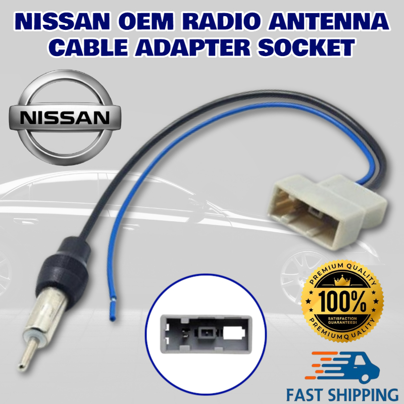NISSAN OEM Plug and Play Radio Antenna Cable Adapter Socket | Shopee ...