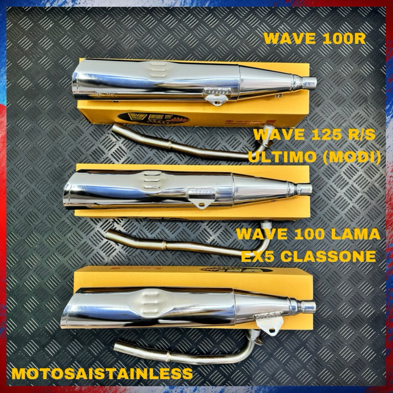 🇲🇾🔥🇹🇭 EXHAUST VCT WAVE 125 R/S/ X (MODI) 26MM STANDARD 🇹🇭🔥🇲🇾 EKZOS VCT ...