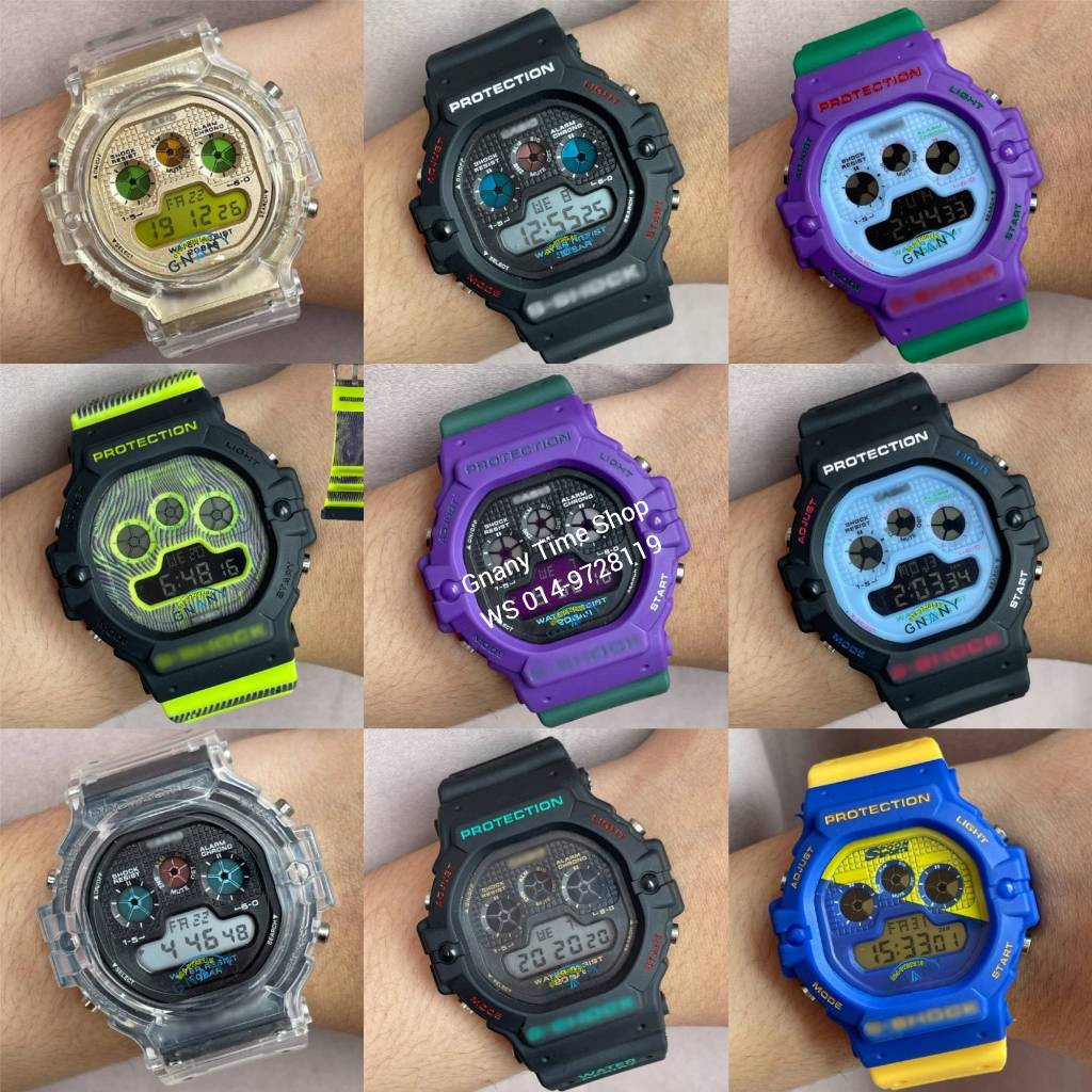 G Shock Tapak Kucing Joker Ralliart Ad1das Yellow Jelly Series | Shopee ...