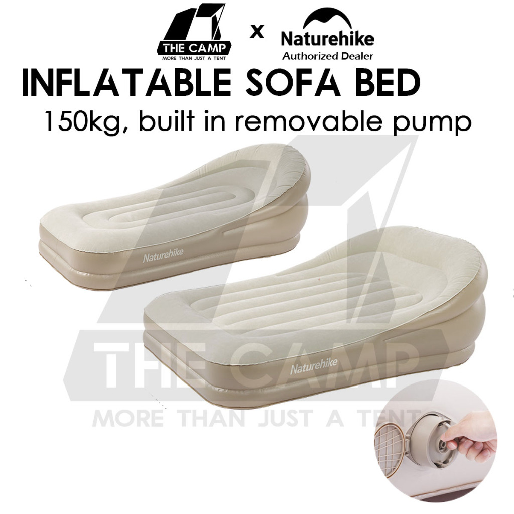 Naturehike Inflatable Sofa Bed Outdoor Camping Chair Single Double Bed ...