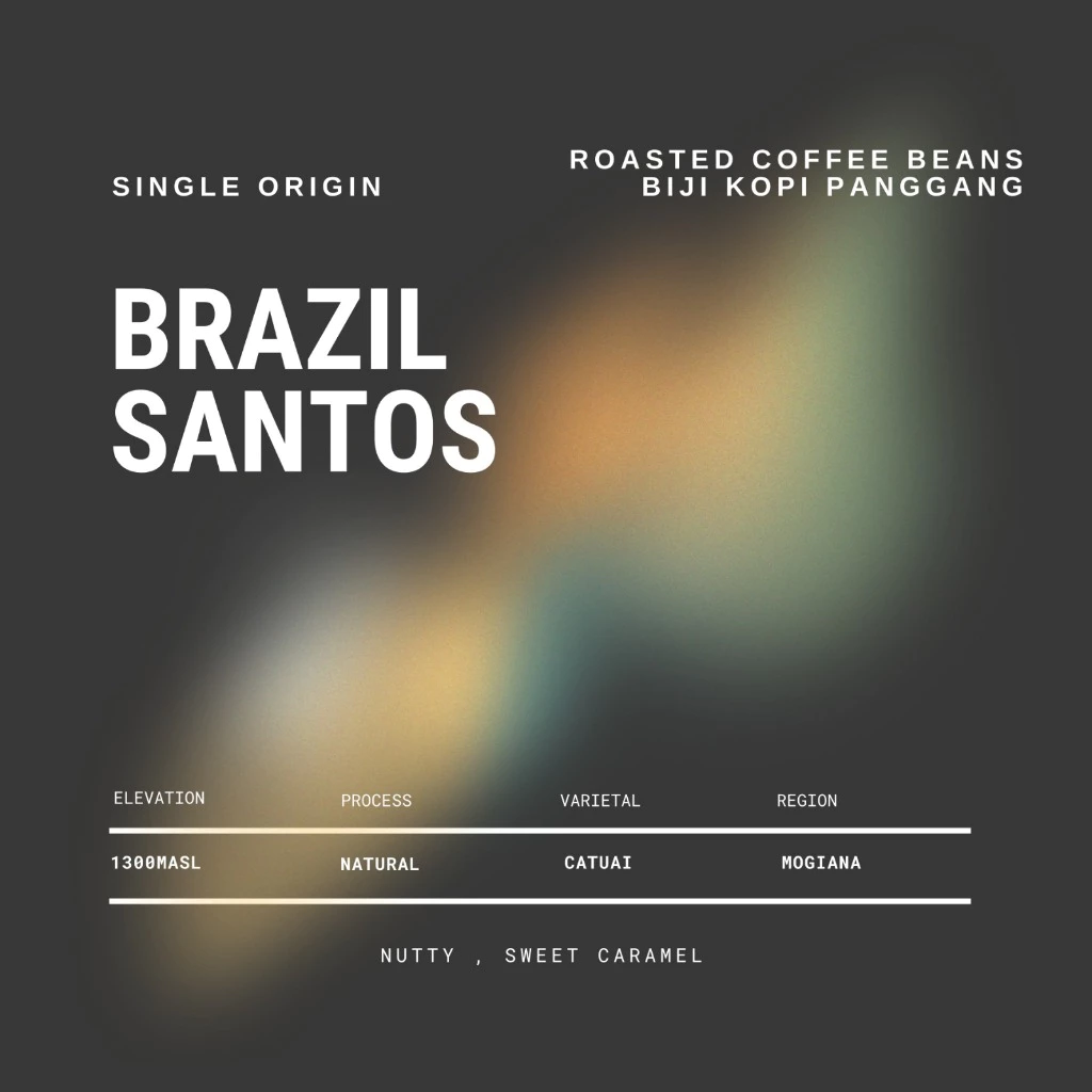 ASK Coffee Roastery Kopi Origin / Brazil Santos – specialty coffee beans Malaysia