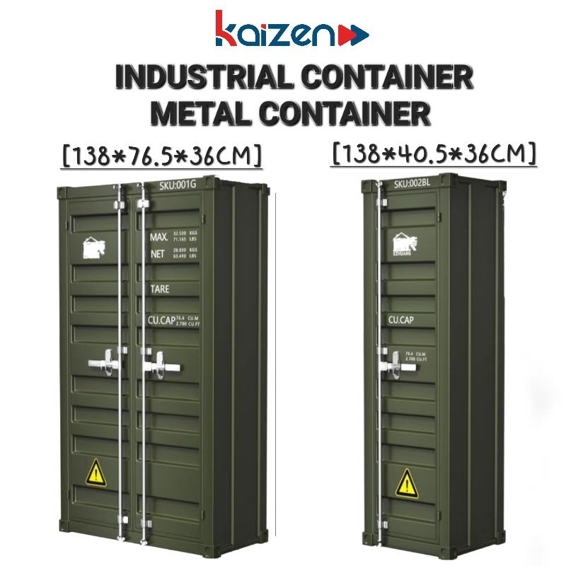 Maritime Inspired Minimalist Storage Bins Reference: Kaizen Store Malaysia 138 76 5 36Cm Metal Retro Industrial